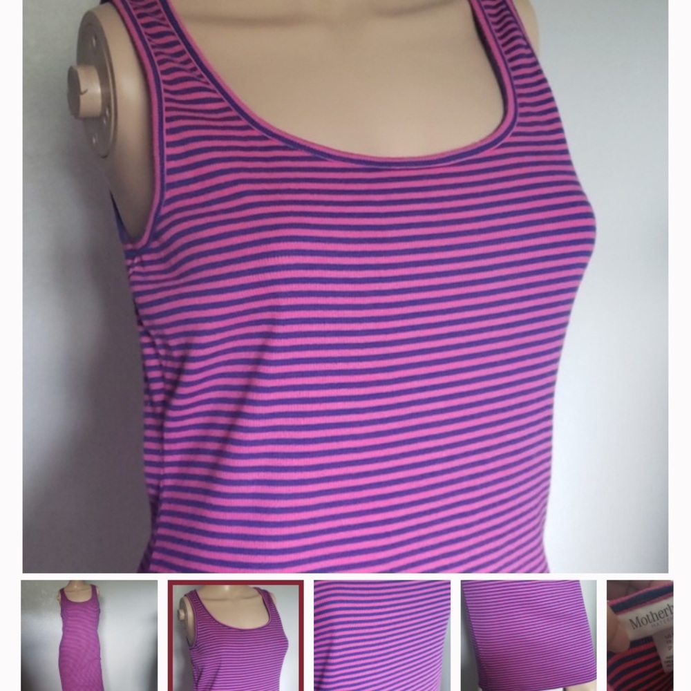 Motherhood Maternity Ribbed Tank Dress